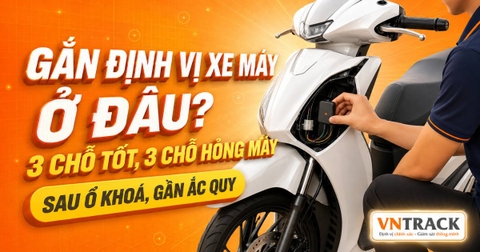 Gắn định vị xe máy ở đâu? Vị trí tốt nhất và chỗ nên tránh