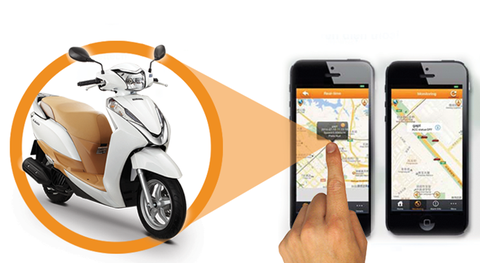 Các thiết bị và cách lắp định vị xe máy Honda chi tiết nhất