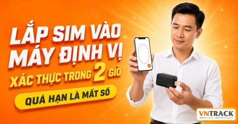 Lắp SIM vào định vị GPS: phải xác thực khuôn mặt trong 2 giờ