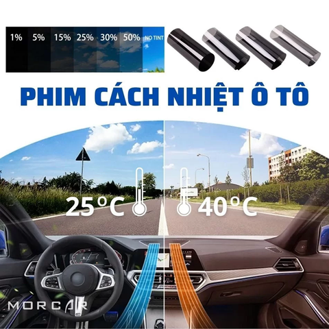 Phim cách nhiệt ô tô là gì? Lợi ích và những điều cần biết trước khi dán