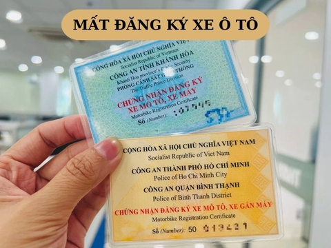 Hướng dẫn chi tiết thủ tục cấp lại khi bị mất đăng ký xe ô tô