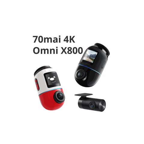 Camera hành trình 70mai Omni X800 4K | Xoay 360°, Ghi hình 4K 60FPS