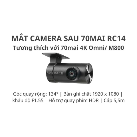 Mắt camera sau 70mai RC14 - Cho Omni X800 và M800