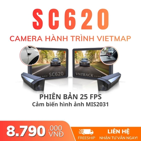 Vietmap SC620 - Camera gương chiếu hậu điện tử, cảnh báo điểm mù