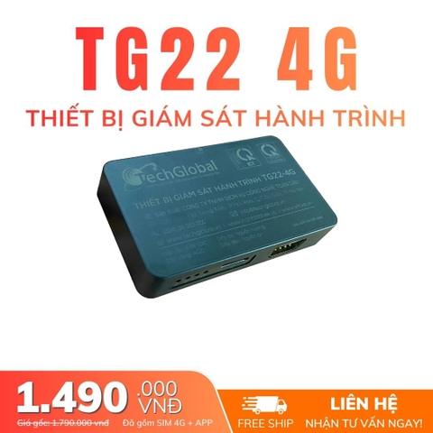 Thiết bị giám sát hành trình TG22 4G - hợp quy QCVN 31:2014/BGTVT