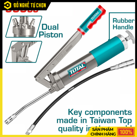 Dụng cụ bơm mỡ Total 600CC THT111062 – Hiệu suất cao, độ bền vượt trội cho thợ chuyên nghiệp - Hàng Chính Hãng Có VAT
