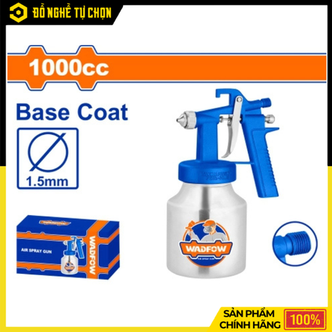Dụng cụ phun sơn 400cc Wadfow WGA1540 – Lớp sơn mịn, tiết kiệm sơn, hiệu quả vượt trội - Hàng Chính Hãng Có VAT