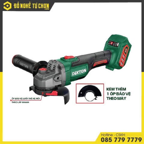 Máy Mài Góc Không Dây Dekton M21-AG100PLUS – Brushless – Tốc Độ 6 Cấp – Có Duy Trì Tốc Độ – Hàng Chính Hãng Có VAT