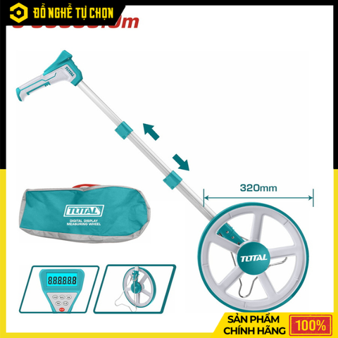 Thước Lăn Đo Đường Điện Tử 320mm TOTAL TMT19923 - Đo Nhanh, Chính Xác, Dễ Sử Dụng Cho Mọi Công Trình - Hàng Chính Hãng, Có VAT