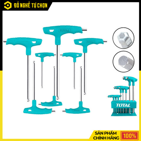 Bộ 8 chìa lục giác tay cầm chữ T THHW80816 – Cứng cáp, tiện dụng, thiết kế độc quyền - Hàng Chính Hãng Có VAT