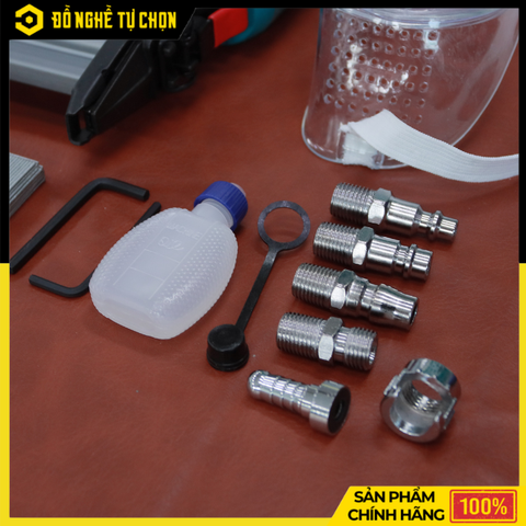 Súng Bắn Đinh Hơi Total TAT83501 – Đinh Thẳng Ga18, Bắn Đinh 15–50mm, Áp Suất 4–7 Bar – Hàng Chính Hãng Có VAT