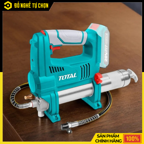 Máy bơm mỡ dùng pin Lithium 20V Total TGGLI2010 (Chưa Pin & Sạc) – Giải pháp bơm mỡ nhanh, mạnh, tiện lợi cho thợ chuyên nghiệp