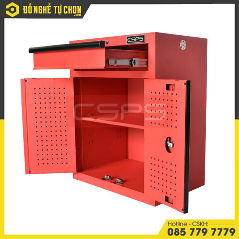 Tủ dụng cụ CSPS 76cm - 05 hộc kéo không nâng hạ màu đen