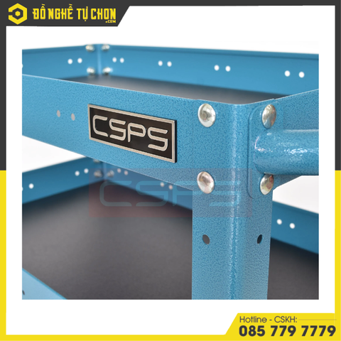 Xe Đẩy CSPS 3 Ngăn - 71cm Màu Xanh