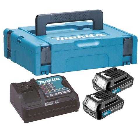 Bộ Pin Sạc Makita 12V Max MKP1SY122 (BL1016*2 - DC10SB) 197652-7