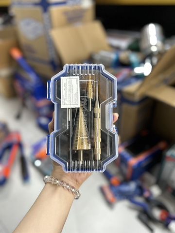 Bộ 4 mũi khoan tháp - Hiệu Wadfow - Model: WJD3404