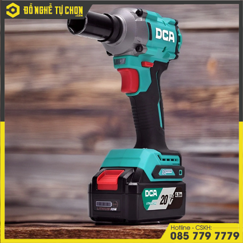 Máy Siết Buloong Không Chổi Than Dùng Pin DCA ADPB358EM