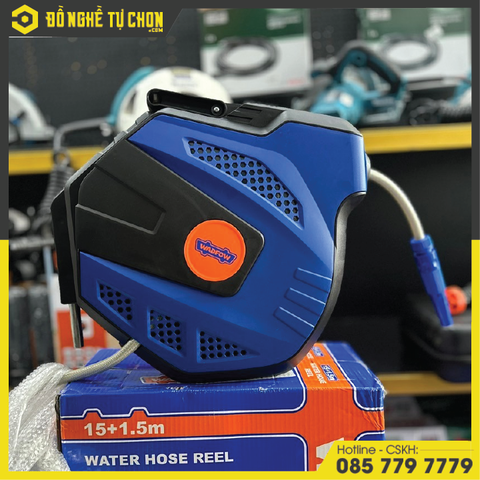Cuộn ống nước tự rút 15m bằng nhựa - Hiệu Wadfow - Model: WVZ1515