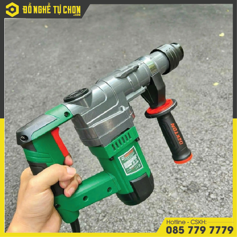 Máy khoan cầm tay, hiệu DEKTON, dụng cụ cầm tay hoạt động bằng động cơ điện, model DK-RH2702