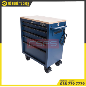 Tủ Dụng Cụ CSPS 76cm - 05 Hộc Kéo Không Nâng Hạ Màu Xanh