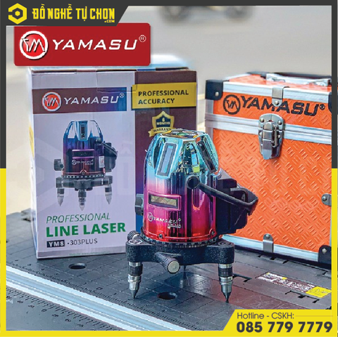 MÁY Laser Cân Bằng 5 Tia Xanh Yamasu YMS-303PLUS