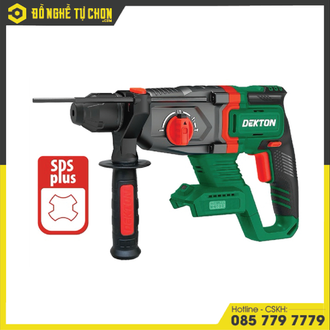 Máy khoan cầm tay hoạt động bằng pin, hiệu DEKTON, model M21-RH2603C, 21V