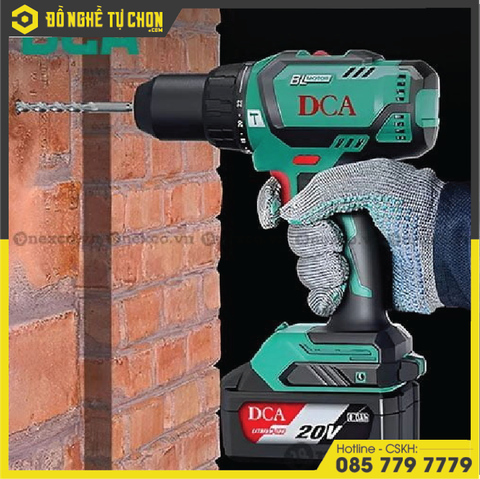 Máy Khoan Búa Dùng Pin DCA ADJZ05-13Z (Chưa Pin Sạc)