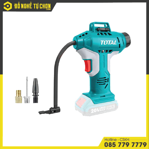 Máy bơm hơi cầm tay tự động dùng pin Lithium 20V (không kèm pin & sạc) hiệu Total TACLI2018