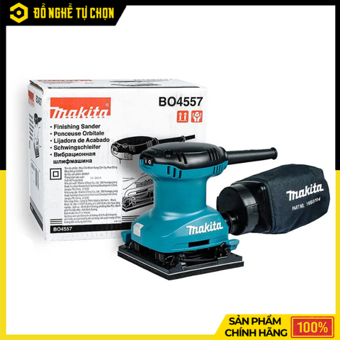 Máy Chà Nhám Rung Makita BO4557 (4-1/2”) Nhỏ Gọn, Bền Bỉ | Hàng Chính Hãng, Có VAT
