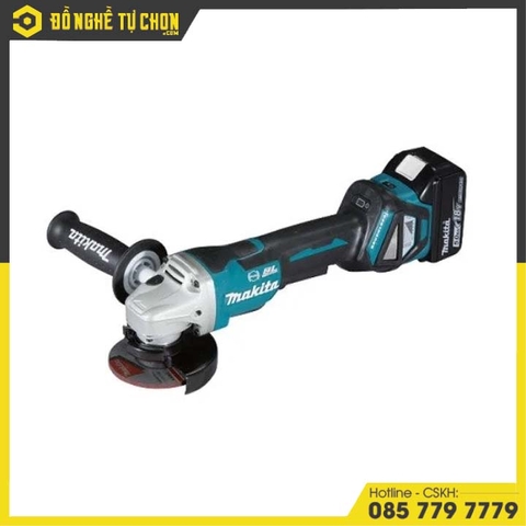 Máy Mài Góc Dùng Pin (100MM/CÔNG TẮC BÓP/BL)(18V) Makita DGA408RTJ1