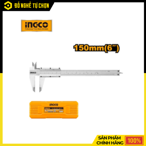 Thước Kẹp 150mm Ingco HVC01150 Đo Inch & Mét Chính Xác Cao | Hàng Chính Hãng, Có VAT