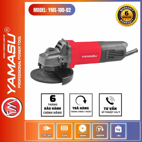 MÁY Mài Góc Tay Ngắn - Công Tắc Đuôi Yamasu YMS-100-02