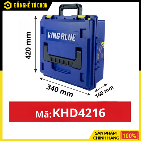 Thùng Đựng Đồ Nghề KHD4216 420x340x160mm – Nhựa ABS Chống Nước, Chống Va Đập, Kết Nối Linh Hoạt | Hàng Chính Hãng, Có VAT