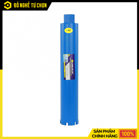 Mũi Khoan Rút Lõi Bê Tông KRL-63x370 Phi 63mm Dài 370mm Khoan Nhanh, Bền Bỉ Trên Bê Tông Cốt Thép | Hàng Chính Hãng, Có VAT