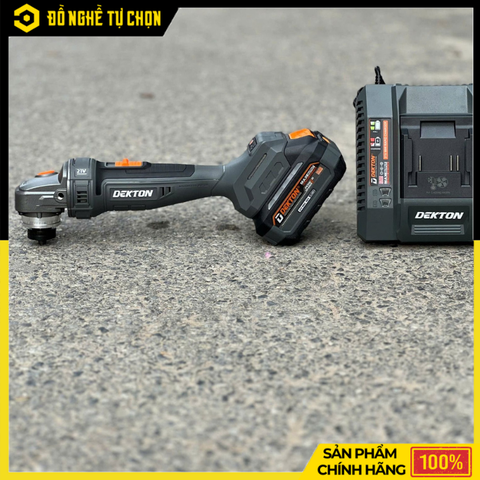 [THÂN] Máy Mài Góc Dùng Pin Dekton M21-AG100CP (Chưa Pin & Sạc) – Động Cơ Không Chổi Than, Mạnh Mẽ, Linh Hoạt, Hàng Chính Hãng, Có VAT