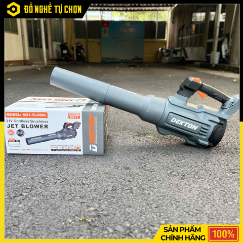 [THÂN] Máy Thổi Bụi & Thổi Lá Pin 21V Dekton M21-TL02BL – Gọn Nhẹ, Gió Mạnh Dọn Sạch Nhanh | Hàng Chính Hãng, Có VAT
