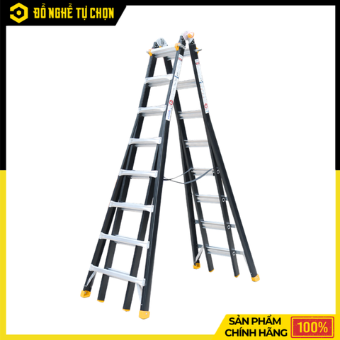Thang Nhôm Gấp Đa Năng Nikawa NKB-48 Siêu Chắc Chắn, Chiều Cao Chữ A Tới 3.98m Cho Công Trình Chuyên Nghiệp | Hàng Chính Hãng, Có VAT