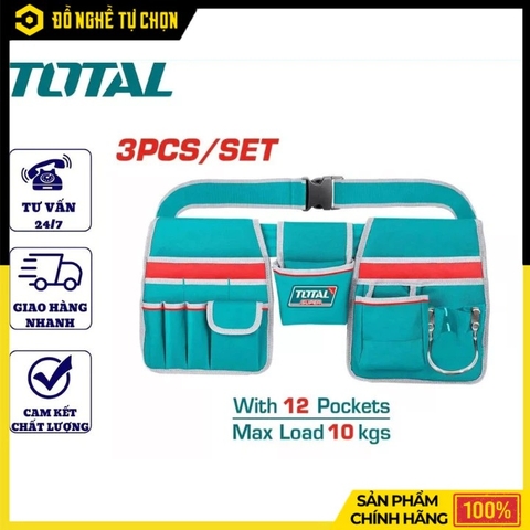Túi đựng công cụ kèm dây đai  hiệu Total THT16P20325