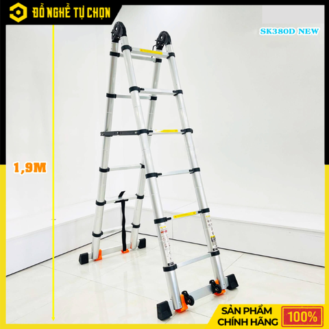Thang Nhôm Rút Đôi SUMIKA SK380D NEW