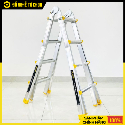 Thang Nhôm Chữ A Rút Lồng Sumika SKM404A – Đa Năng, An Toàn, Chịu Tải Lớn | Hàng Chính Hãng, Có VAT