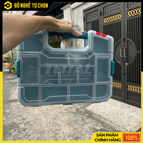 Hộp Đựng Ốc Vít 15 Inch Total TPBX1151 – Nhựa PP Bền Bỉ, Thiết Kế Xếp Chồng Tiện Lợi | Hàng Chính Hãng, Có VAT