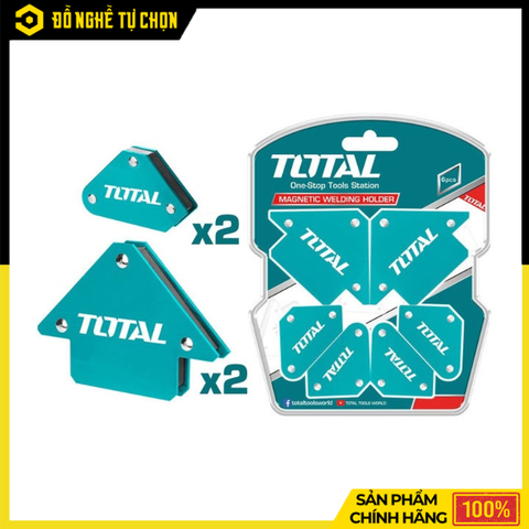 Bộ Ke Nam Châm Hàn 4 Chi Tiết Total TAMWH4062 – Giữ Góc 45°/90°/135° | Hàng Chính Hãng, Có VAT