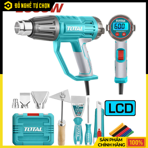 Máy Thổi Nhiệt Total TB200561 – 2000W – Điều Chỉnh Nhiệt & Lưu Lượng Gió – Hàng Chính Hãng Có VAT