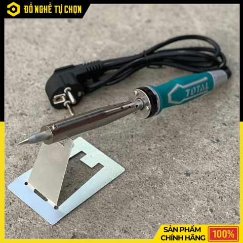 Mỏ Hàn Chì 100W Total TET10006 – Làm Nóng Nhanh 3–5 Phút – Tay Cầm Cách Nhiệt – Hàng Chính Hãng Có VAT
