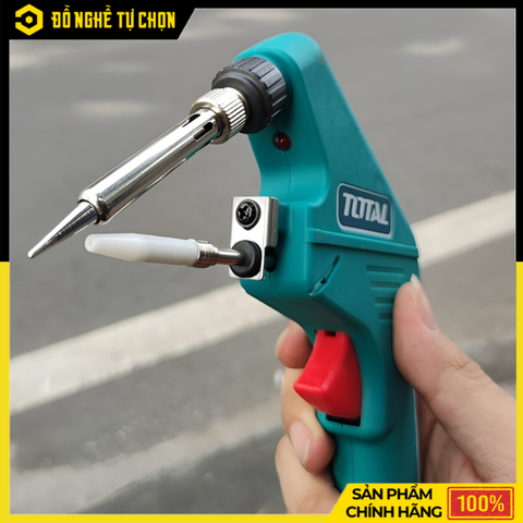 Mỏ Hàn Xung 90W Total TET160732 – Làm Nóng Siêu Nhanh 20 Giây – Điều Chỉnh Nhiệt Độ – Đầu Nhọn Chính Xác – Hàng Chính Hãng Có VAT