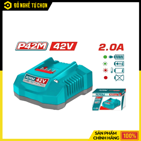 Đế Sạc Pin Total TFCLI42021 42V 2A | Hàng Chính Hãng, Có VAT