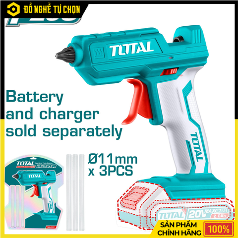 Súng bắn keo pin Lithium-ion 20V (không kèm pin và cục sạc) hiệu Total TGGLI2001