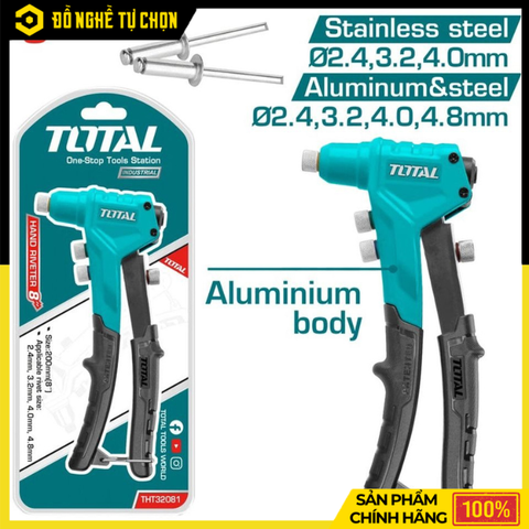 Kềm Rút Rivet Total THT32081 – 8 Inch – Hàng Chính Hãng Có VAT