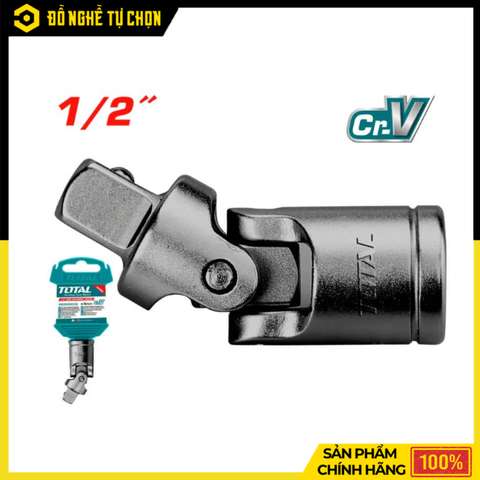 Khớp Nối Lắc Léo 1/2 Inch Total THHUJ1121 Thép Cr-V Cao Cấp, Dễ Dàng Thao Tác Ở Vị Trí Hẹp | Hàng Chính Hãng, Có VAT