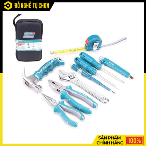 Bộ Đồ Nghề Cầm Tay 8 Chi Tiết Total THKTHP90086 Đa Năng, Gọn Nhẹ, Đầy Đủ Dụng Cụ Sửa Chữa Gia Đình | Hàng Chính Hãng, Có VAT